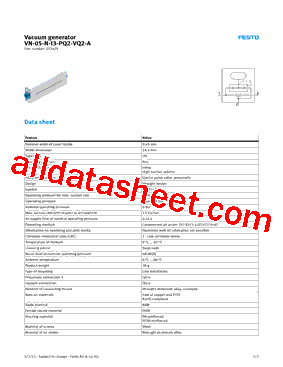 VN-05-N-I3-PQ2-VQ2-A Datasheet PDF - Festo Corporation.