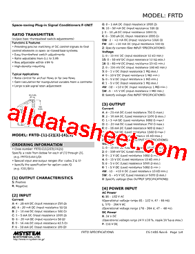 FRTD-R-0C-R Datasheet PDF - M-System Co.,Ltd.