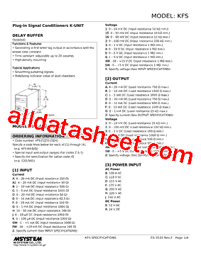 KFS-HB-R Datasheet PDF - M-System Co.,Ltd.