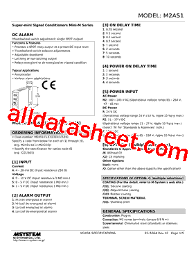 M2AS1-5131-R2/N Datasheet PDF - M-System Co.,Ltd.