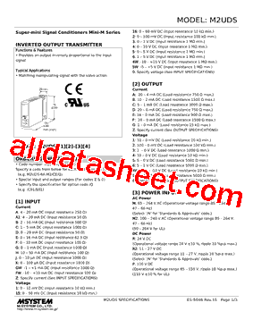 M2UDS-166-R2/N Datasheet PDF - M-System Co.,Ltd.