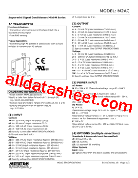 M2AC-AAF-R2/CE Datasheet PDF - M-System Co.,Ltd.