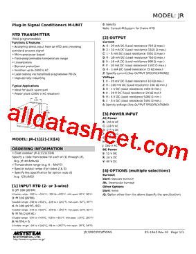 JR-45-C Datasheet PDF - M-System Co.,Ltd.
