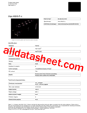 09380123102 Datasheet PDF - HARTING Technology Group