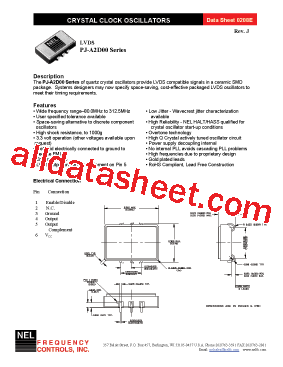 PJ-A2980 Datasheet PDF - Nel Frequency Controls,inc