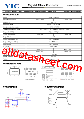 OSCLP-S7 Datasheet PDF - Yuechung International Corp.