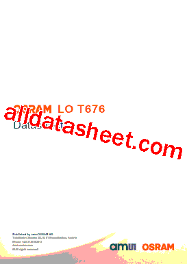 LO T676-R1S2-24 Datasheet PDF - ams-OSRAM AG