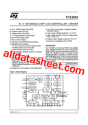STE2002DIE1 Datasheet PDF - STMicroelectronics