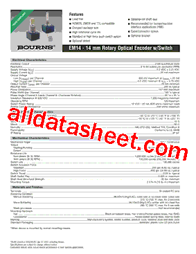 EM14R0D-R24-R032S Datasheet PDF - Bourns Electronic Solutions