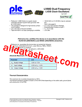 LV8845DEV-106M-T500 Datasheet PDF - Pletronics, Inc.