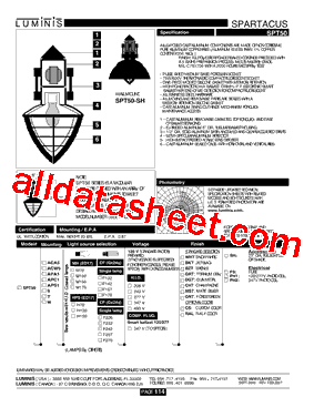 SPT50 Datasheet PDF - Lumins Inc.