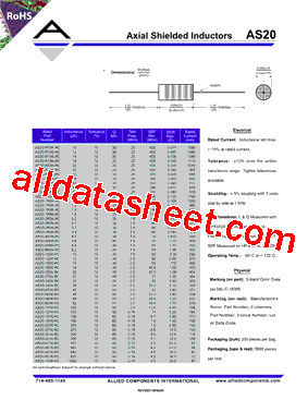 AS20-151K-RC Datasheet PDF - Allied Components International