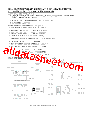 HR003 Datasheet PDF - Bothhand USA, LP.