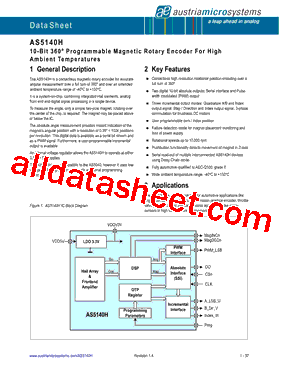 AS5140HASST Datasheet PDF - ams AG