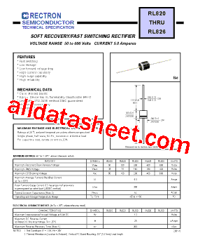 RL820 Datasheet PDF - Rectron Semiconductor
