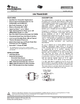 SN65HVD251-Q1 Datasheet PDF - Texas Instruments