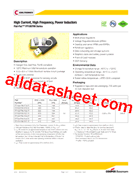 FP1007R6-R39-R Datasheet PDF - List of Unclassifed Manufacturers