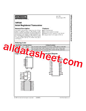74F544 Datasheet PDF - Fairchild Semiconductor