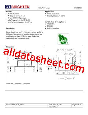 QBLP630-Y Datasheet PDF - List of Unclassifed Manufacturers