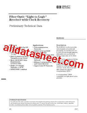 RGR2622 Datasheet PDF - Agilent(Hewlett-Packard)