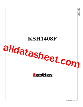 KSH1408F Datasheet PDF - SemiHow Co.,Ltd.
