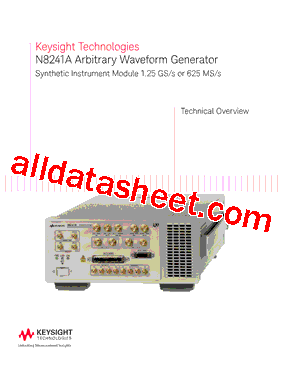 N8241A Datasheet PDF - Keysight Technologies
