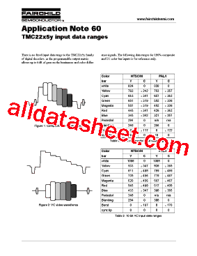 AN-60 Datasheet PDF - Fairchild Semiconductor